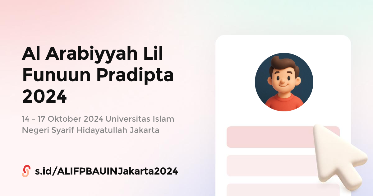 Al Arabiyyah Lil Funuun Pradipta 2024