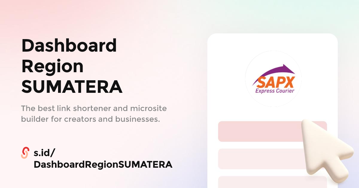 Dashboard Region SUMATERA