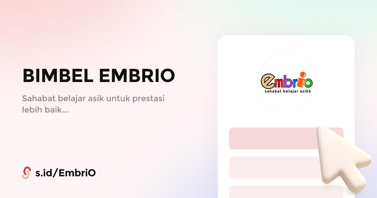 BIMBEL EMBRIO