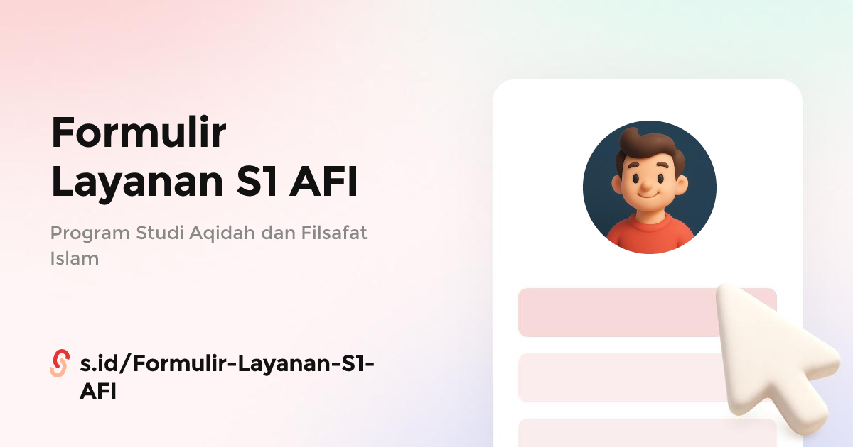 Formulir Layanan S1 AFI