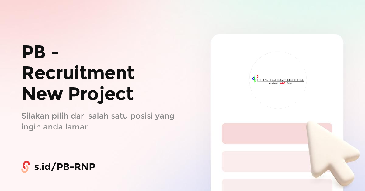 PB - Recruitment New Project