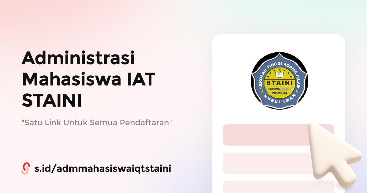 Administrasi Mahasiswa IAT STAINI