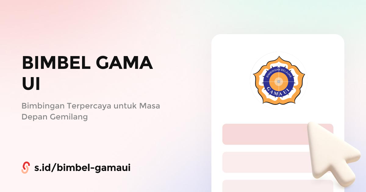 BIMBEL GAMA UI