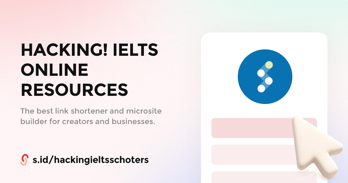 HACKING! IELTS ONLINE RESOURCES