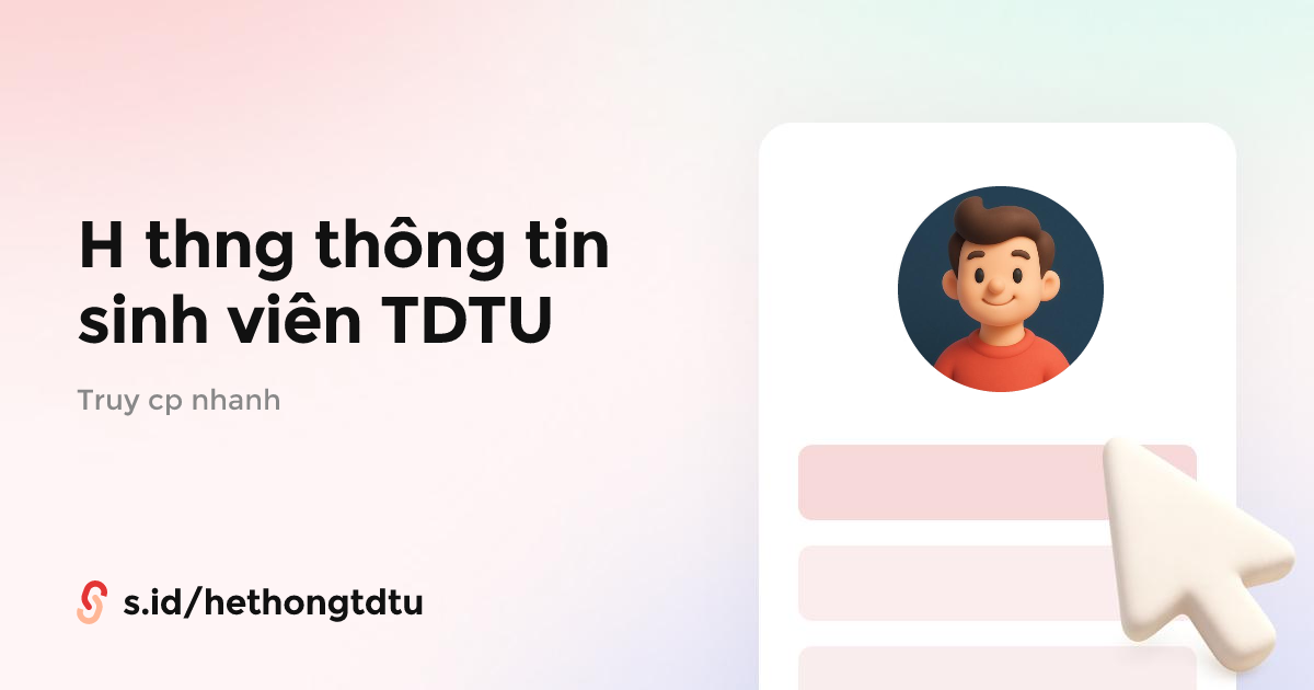 Hệ thống thông tin sinh viên TDTU