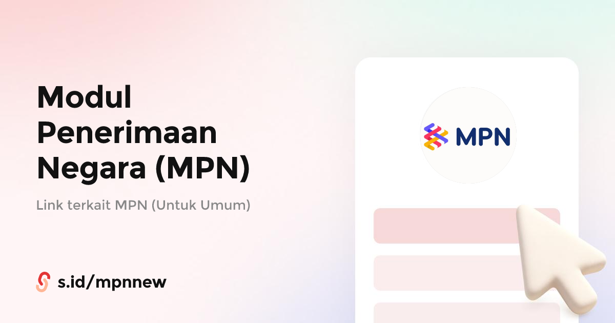 Modul Penerimaan Negara (MPN)