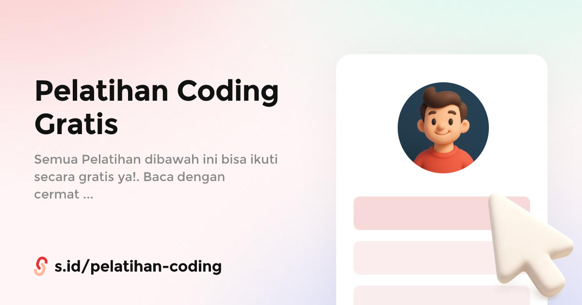 Pelatihan Coding Gratis