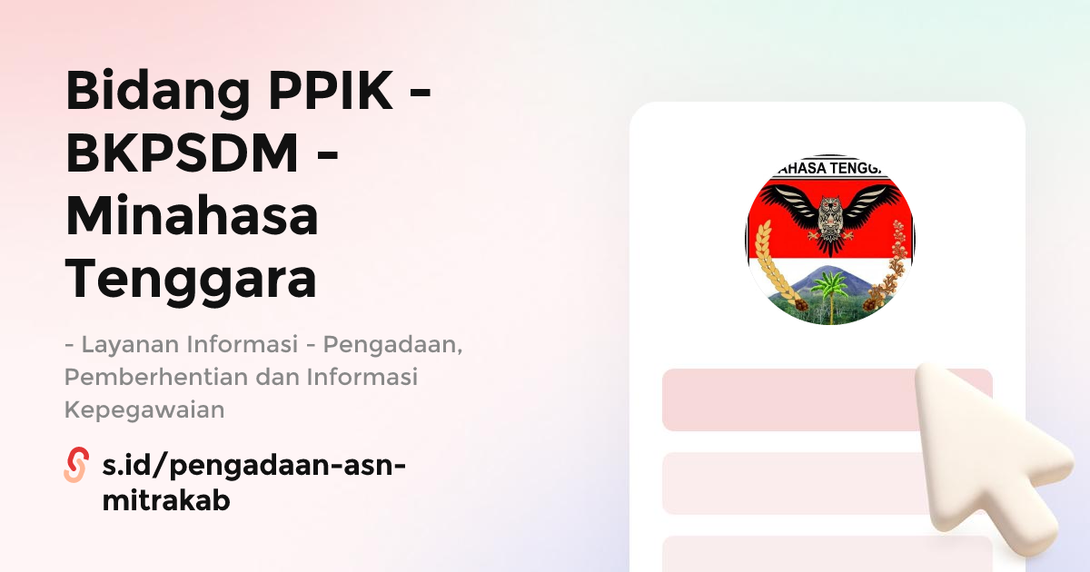 Bidang PPIK - BKPSDM - Minahasa Tenggara