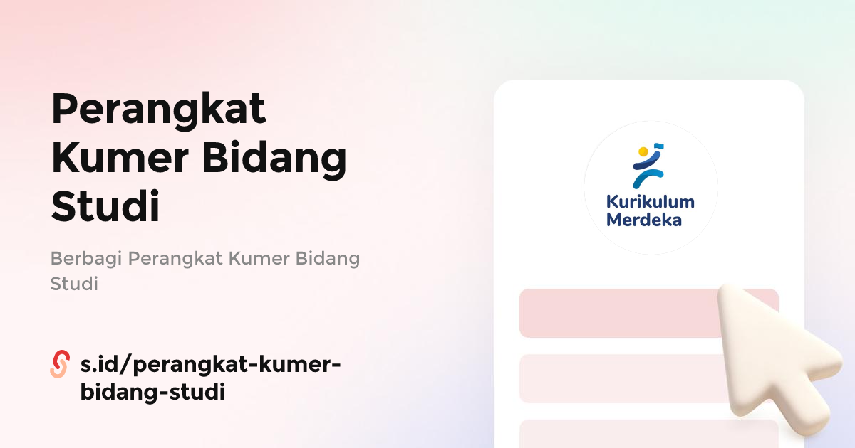 Perangkat Kumer Bidang Studi
