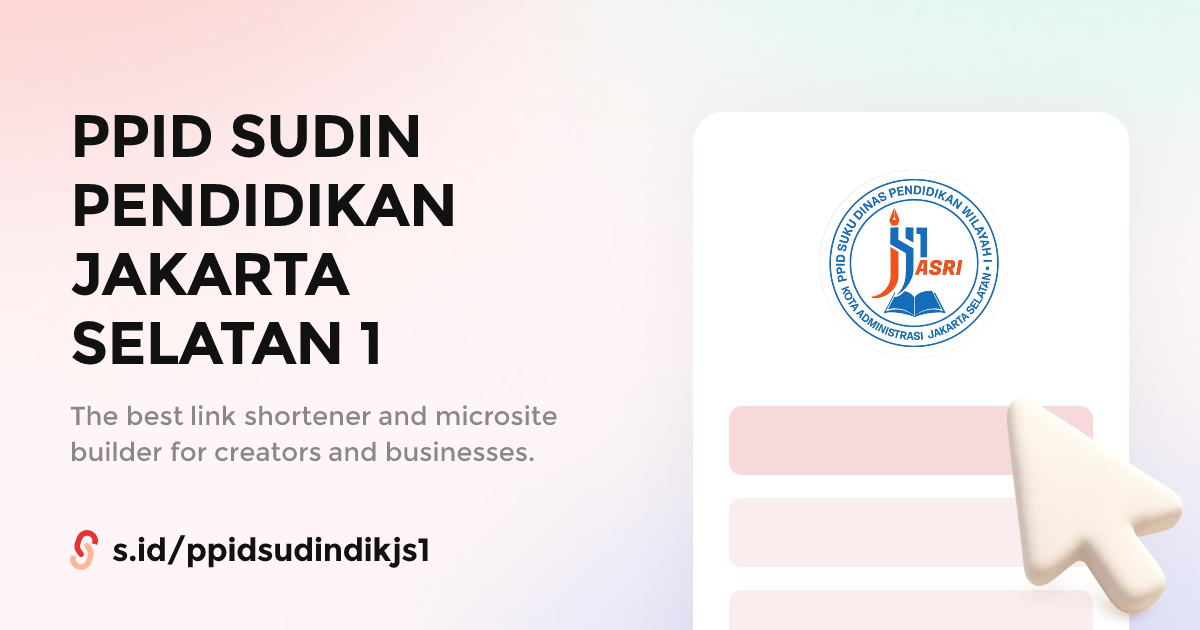 PPID SUDIN PENDIDIKAN JAKARTA SELATAN 1