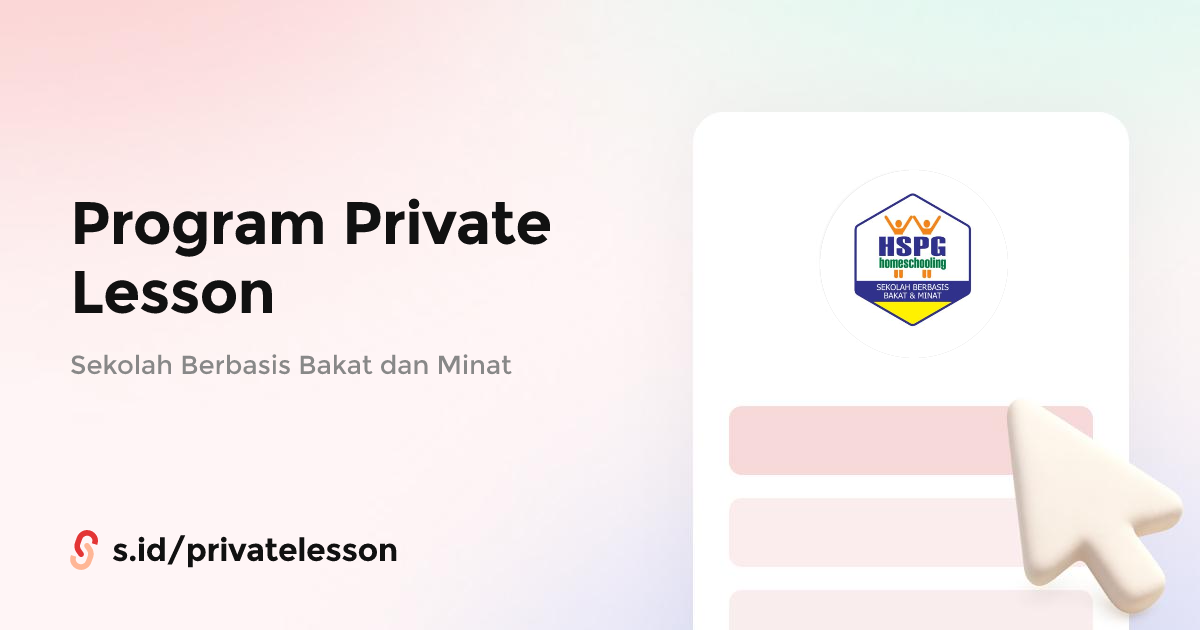 Program Private Lesson