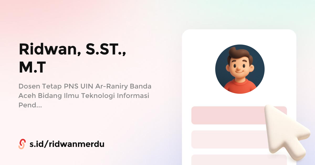 Ridwan, S.ST., M.T
