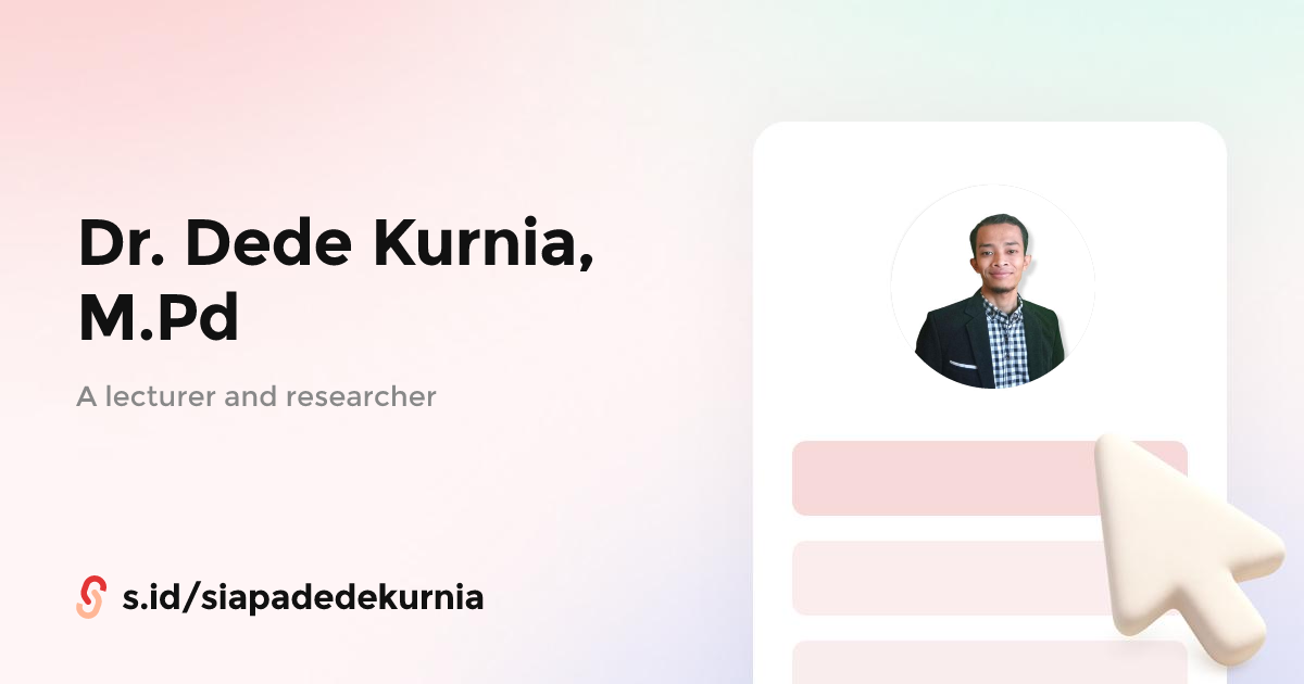 Dr. Dede Kurnia, M.Pd