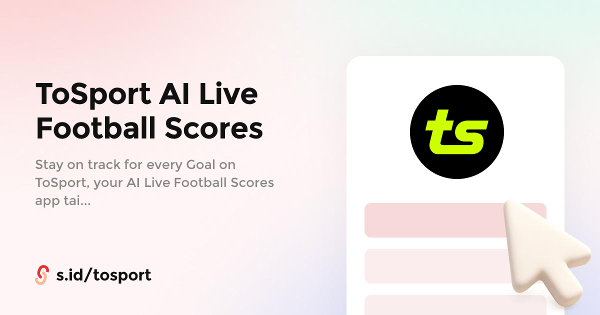 ToSport AI Live Football Scores