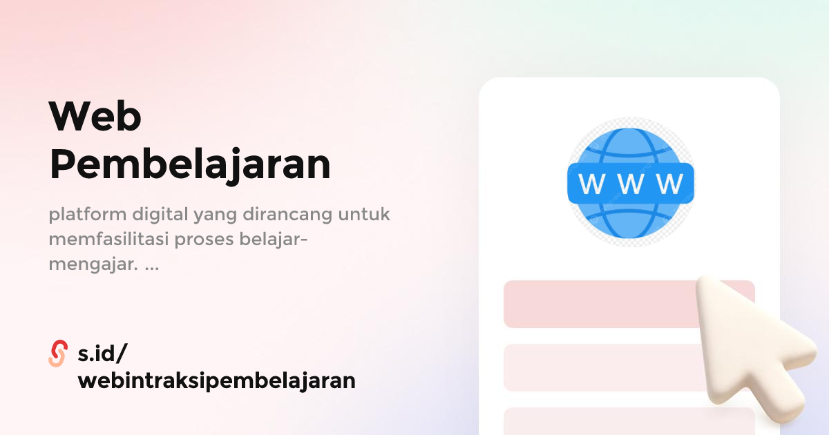Web Pembelajaran